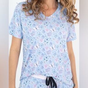 NWOT Women’s Lev Baby Violet Bamboo Shirt Vneck Size XL